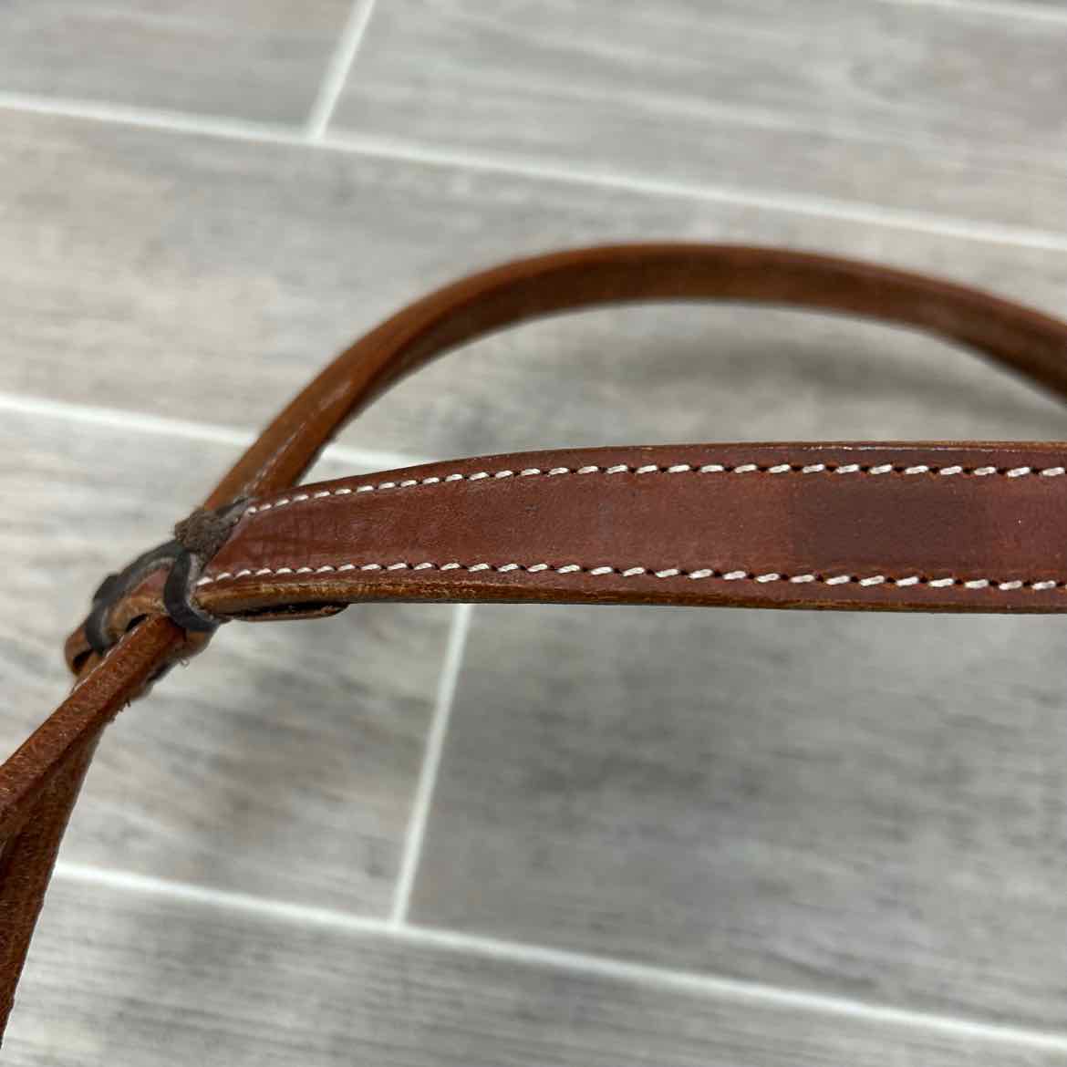 Leather Browband Headstall, No Reins