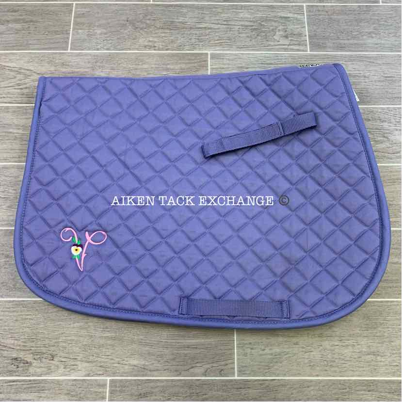 Dover Saddlery Dressage Saddle Pad with Aiken Tack Exchange Logo