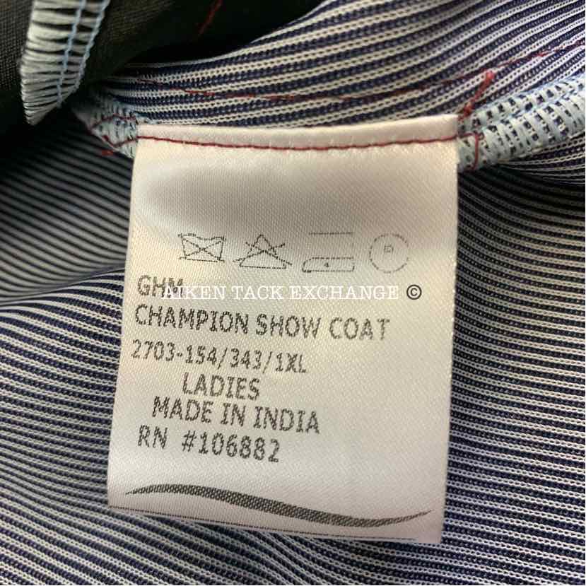 GHM Champion Show Coat, Size 1XL