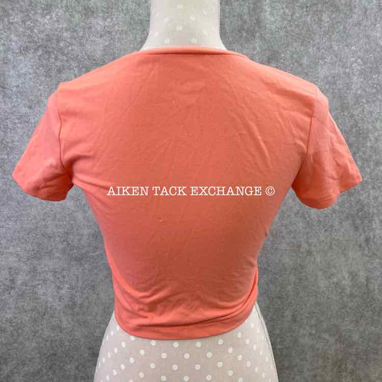 Women's Medium Brilliant Peach Top by Wild Fable