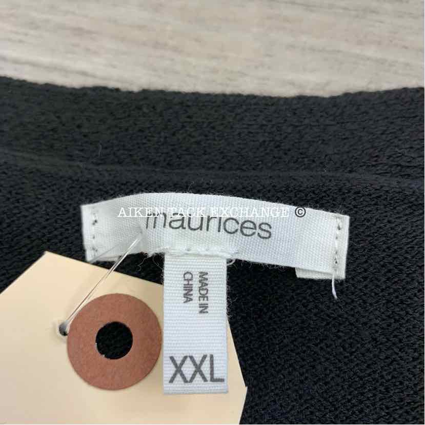 Maurice's Long Sleeve V-Neck Sweater, XXL