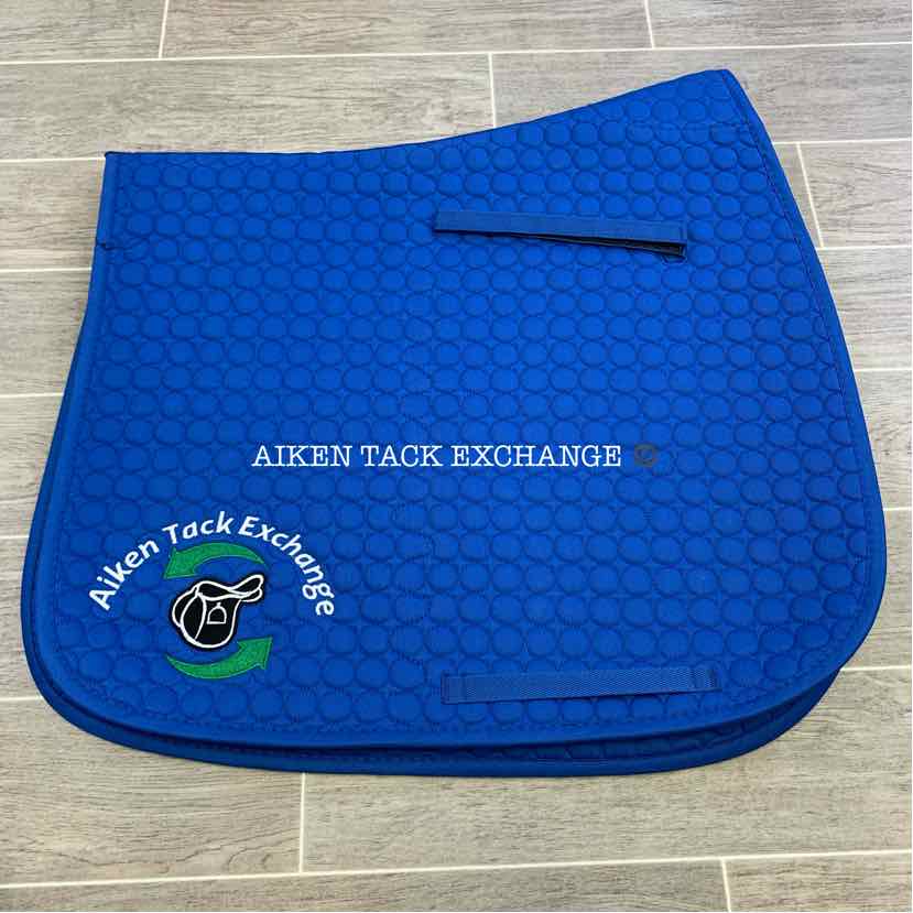 Aiken Tack Exchange Logo All Purpose Saddle Pad, Navy – Aiken Tack Exchange