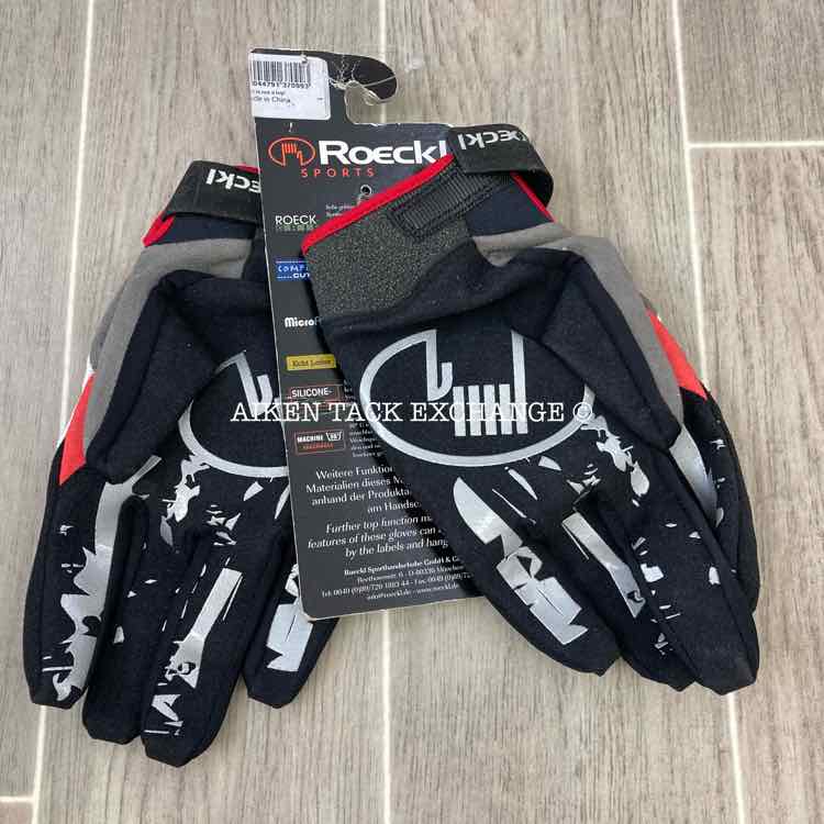 Roeckle Sports Riding Gloves, Size 10